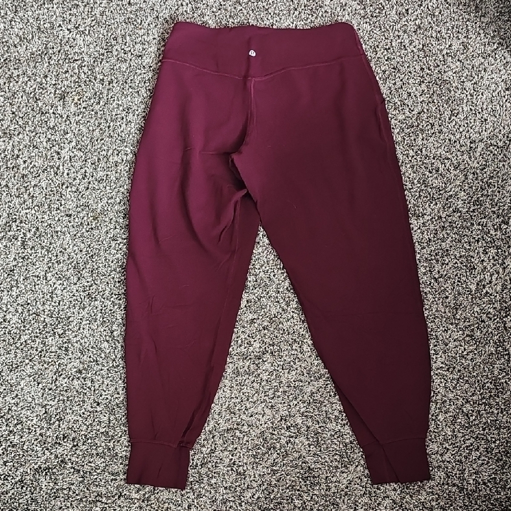 Lululemon Athletica Maroon Joggers - Picture 2 of 3